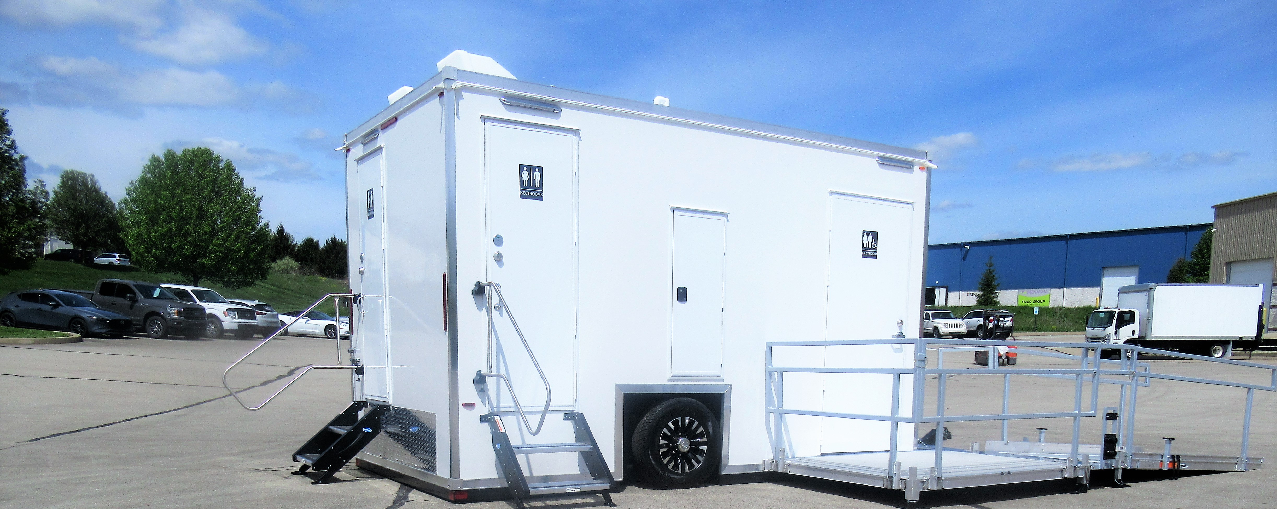 portable restroom trailer manufacturer