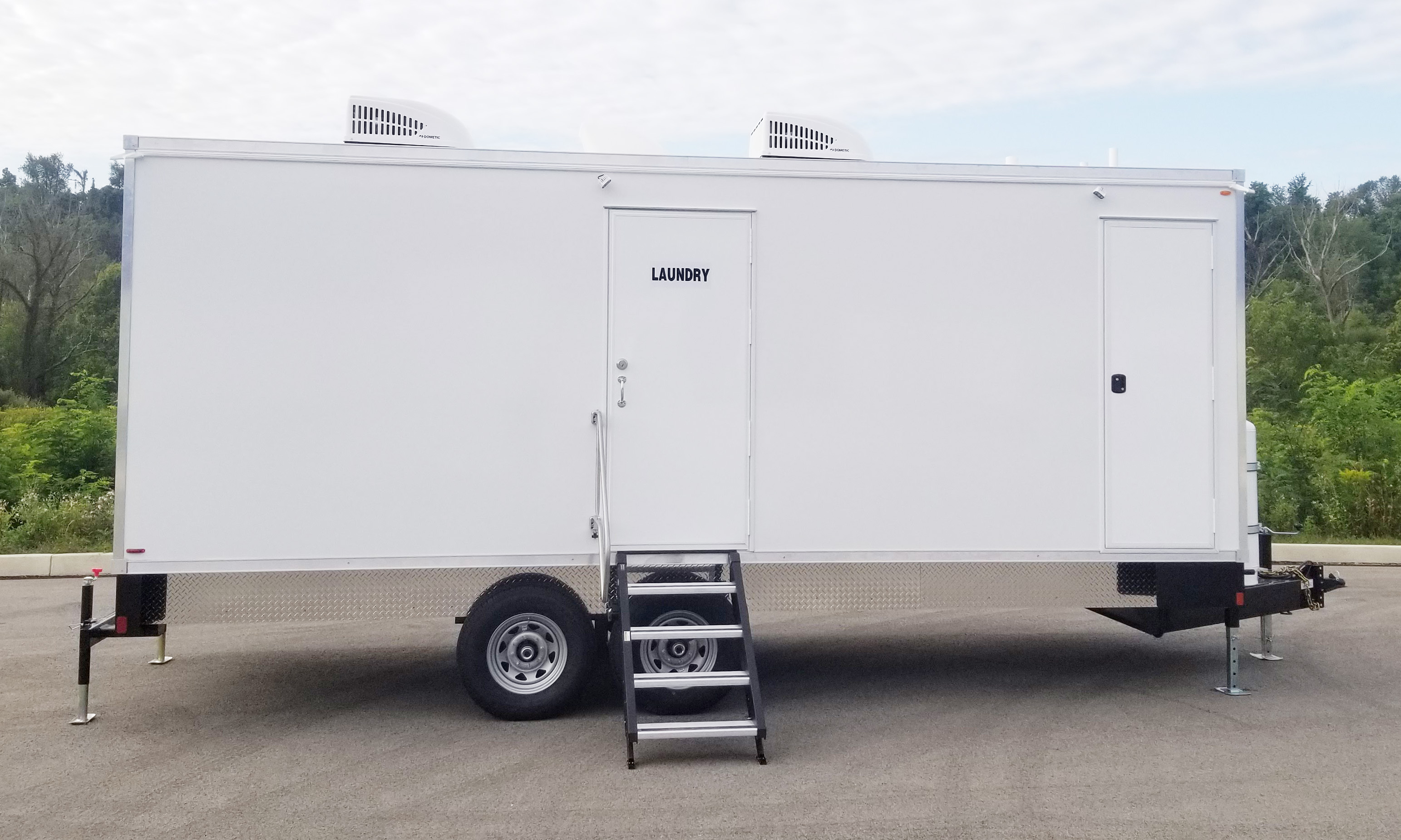 8-Station Portable Laundry Trailer