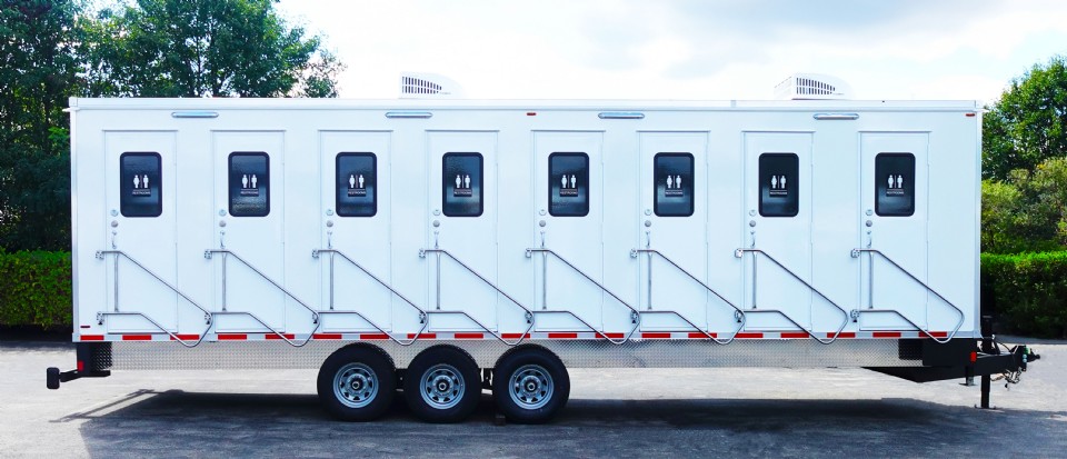 Restroom Trailers for Construction Sites