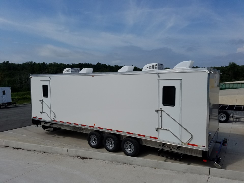 Lang Specialty Trailers/ Long-Term Restroom Trailer Rentals/ Restroom ...